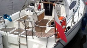 Barco bandera polaca