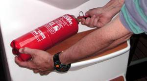 Extintor para barcos