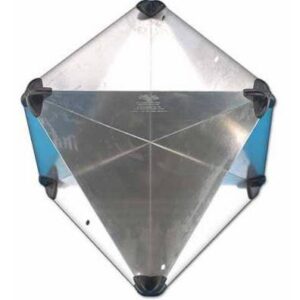 Reflector de radar romboidal
